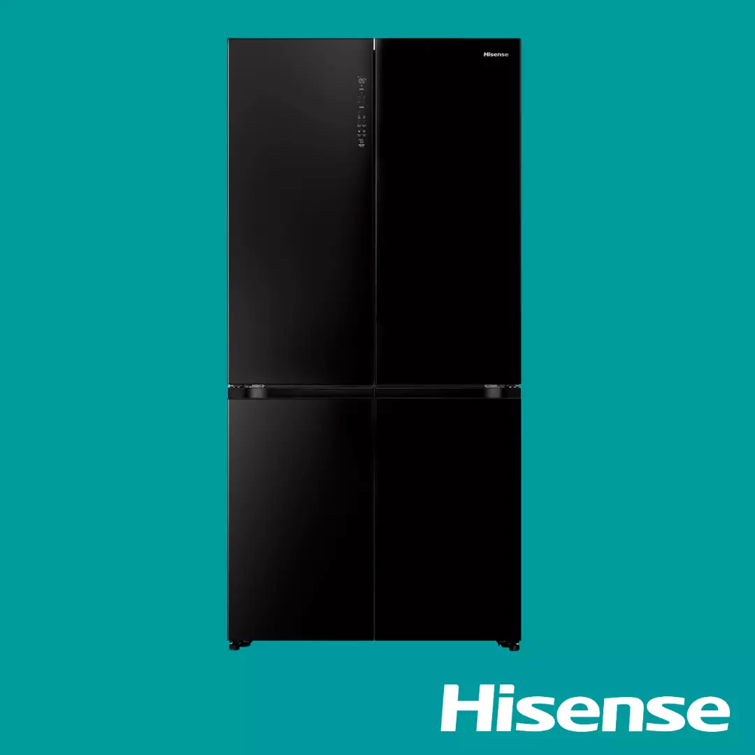 Hisense SxS Refrigerator 591L BCD-605W Cross Door Black